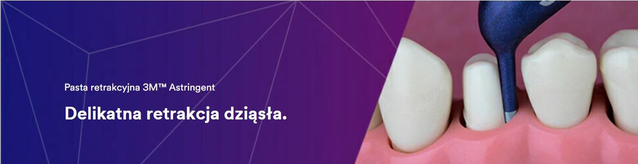 Pasta retrakcyjna Astringent to prosty i skuteczny środek do retrakcji dziąseł.